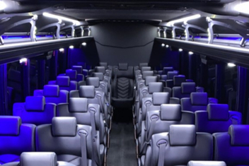 Eugene Charter Bus Interior