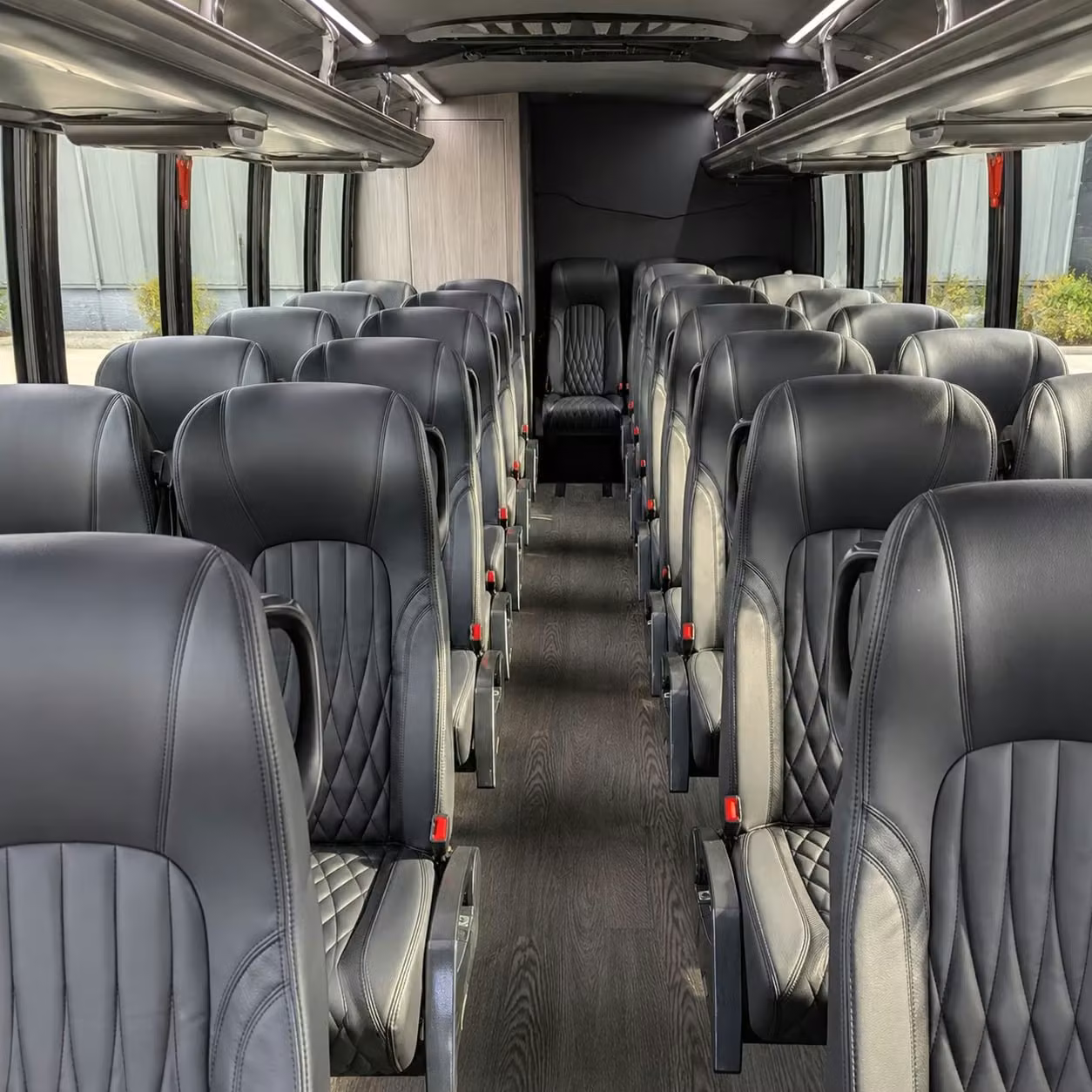 25 passenger minibus interior
