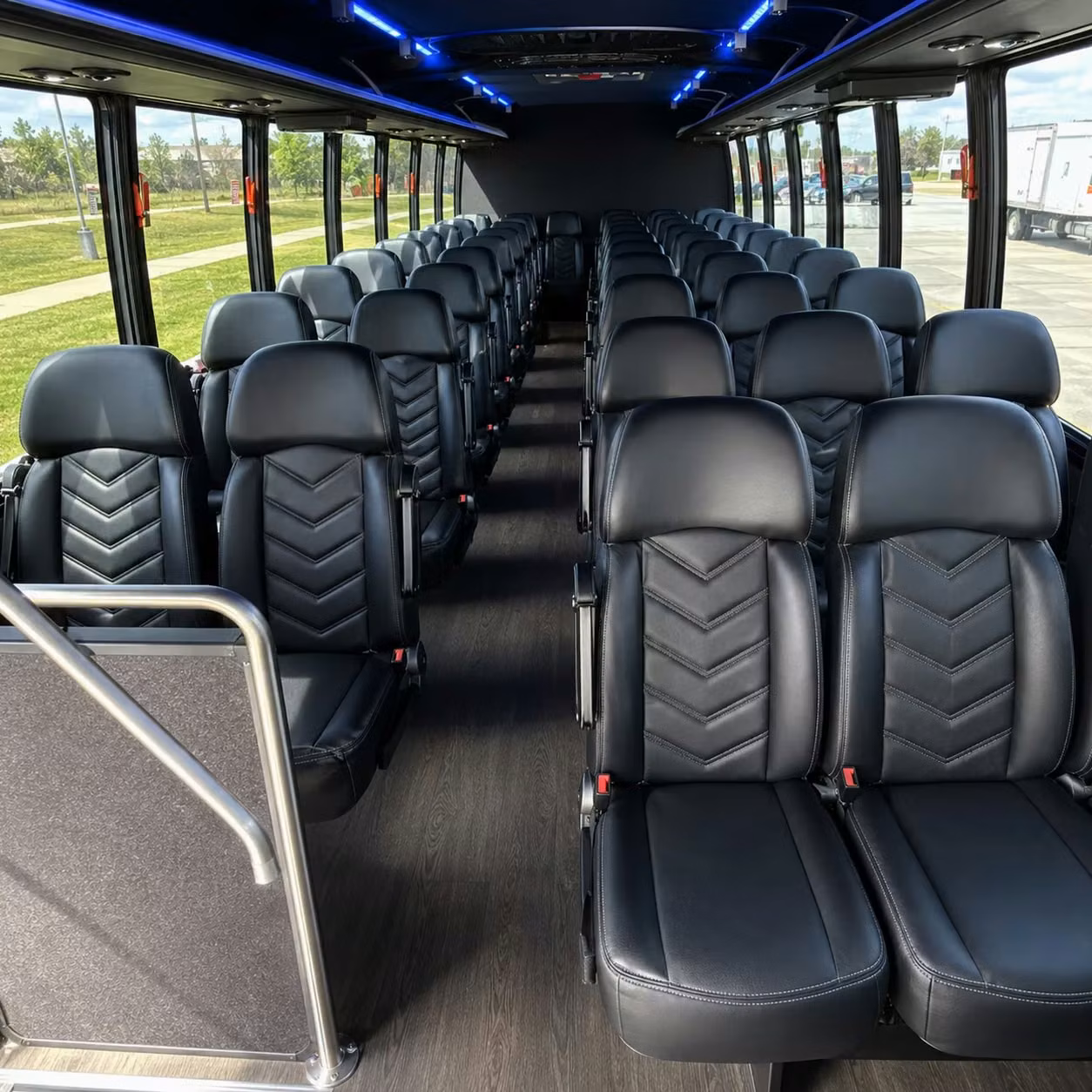 30 passenger minibus interior