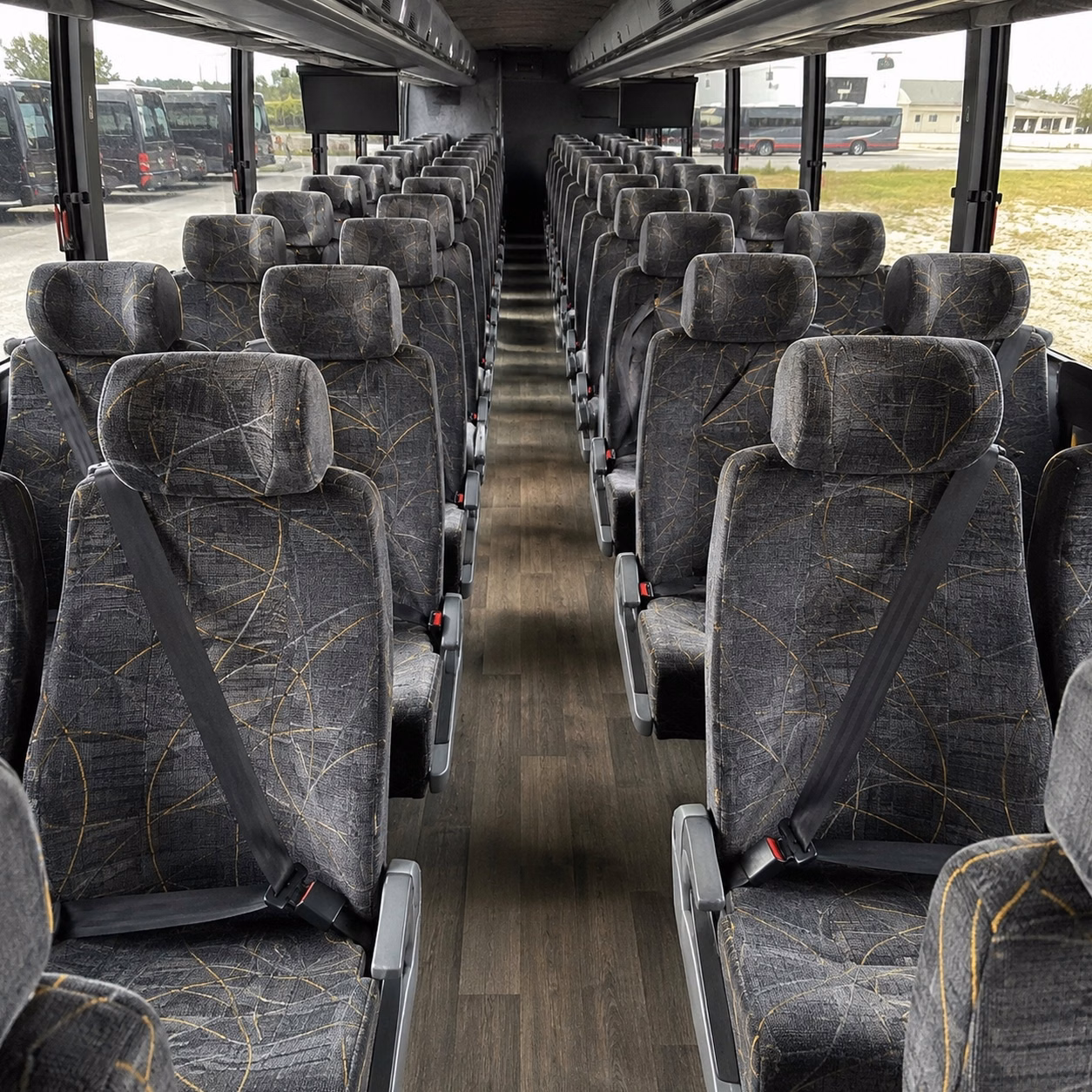eugene charter bus interior gallery