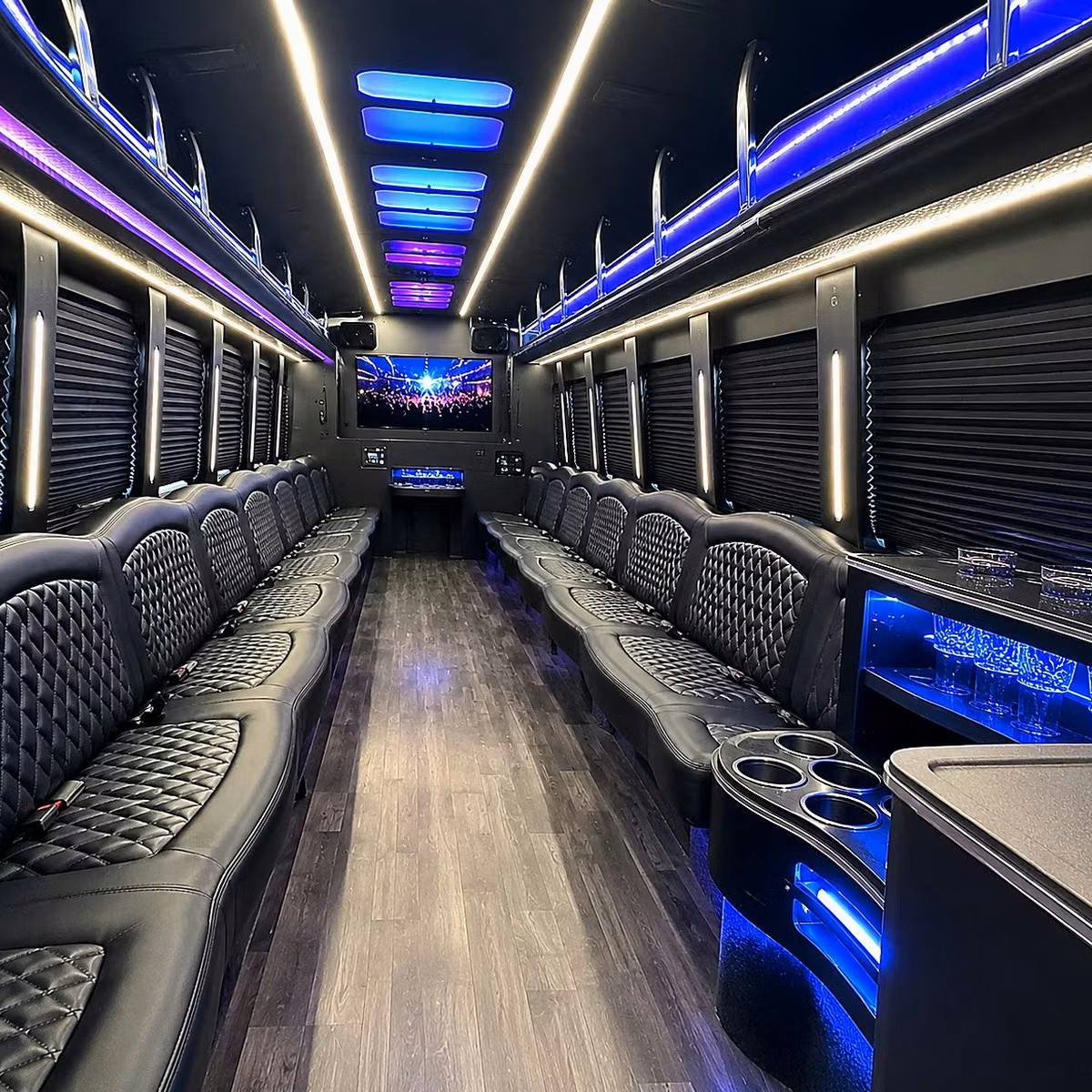 party bus interior