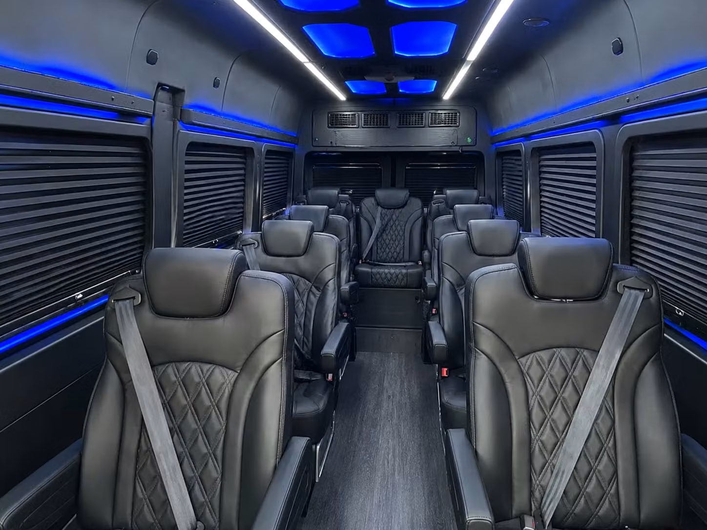 sprinter van with driver interior